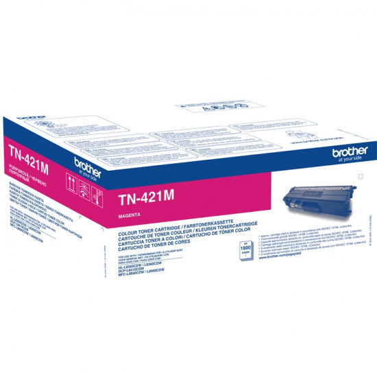 TON Brother Toner TN-421M Magenta bis zu 1.800 Seiten nach ISO 19798