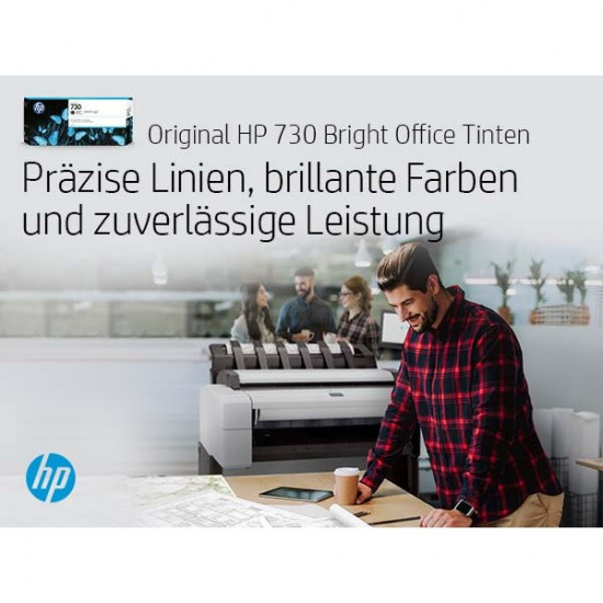 TIN HP Tinte 730 P2V73A Schwarz Foto