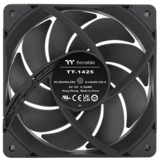 140mm Thermaltake TOUGHFAN 14 Pro PC Cooling Fan 2 Pack Black