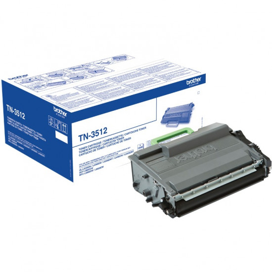 TON Brother Toner TN-3512 Schwarz bis zu 12.000 Seiten nach ISO 19752