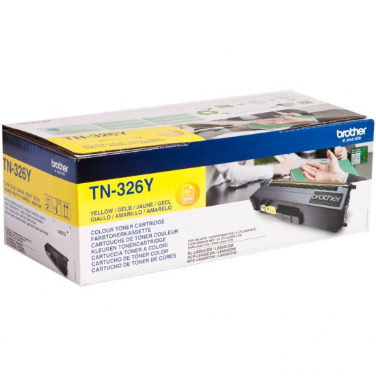 TON Brother Toner TN-326Y Gelb bis zu 3.500 Seiten nach ISO 19798