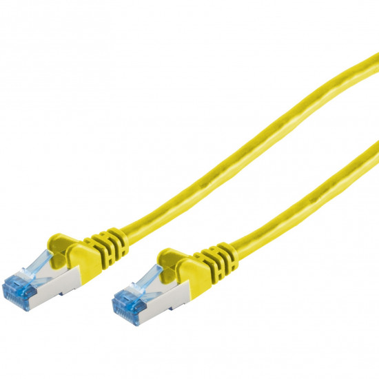 Patchkabel CAT6a RJ45 S/FTP 0,25m Yellow