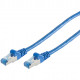 Patchkabel CAT6a RJ45 S/FTP 0,25m Blue