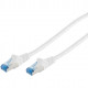 Patchkabel CAT6a RJ45 S/FTP 0,25m White