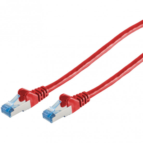 Patchkabel CAT6a RJ45 S/FTP 1m Red