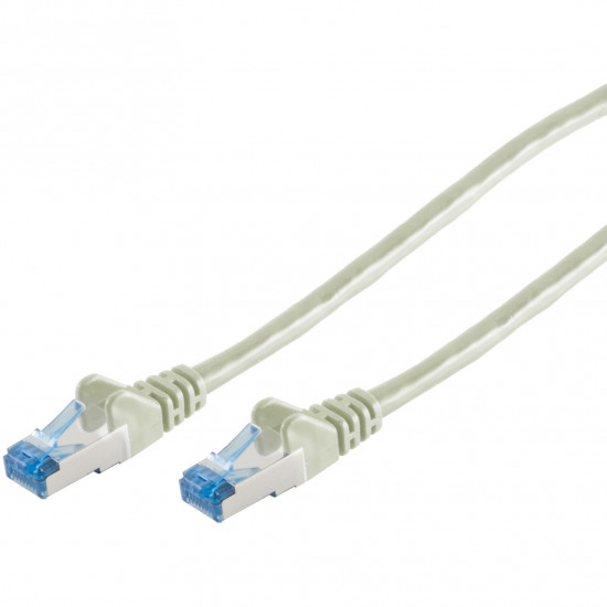 Patchkabel CAT6a RJ45 S/FTP 10m Grey