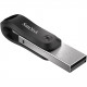 SanDisk iXpand Flash Drive Go 64GB - USB3.0 + Lightning - for iPhone and iPad, EAN: 619659169381