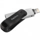 STICK 128GB USB 3.1 SanDisk iXpand Go Apple Lightning black/silver