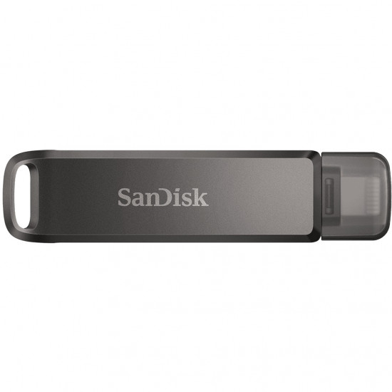 SanDisk iXpand Flash Drive Luxe 256GB - USB-C + Lightning - for iPhone, iPad, Mac, USB Type-C devices including Android, EAN: 619659181970