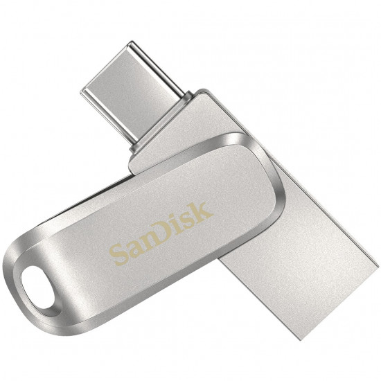 STICK 128GB USB 3.1 SanDisk Ultra Dual Drive Luxe Type-C silver