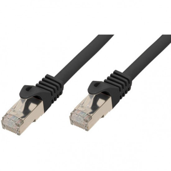 Patchkabel CAT7/6a S/FTP 10m black RJ45 Halogenfrei (LSZH)