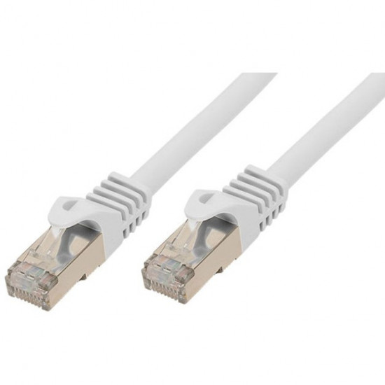 Patchk.CAT7/6a S/FTP 15m RJ45 Halogenfrei (LSZH) White