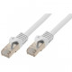 Patchk.CAT7/6a S/FTP 15m RJ45 Halogenfrei (LSZH) White