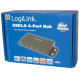 HUB 4Port LogiLink aktiv mit Netzteil Black