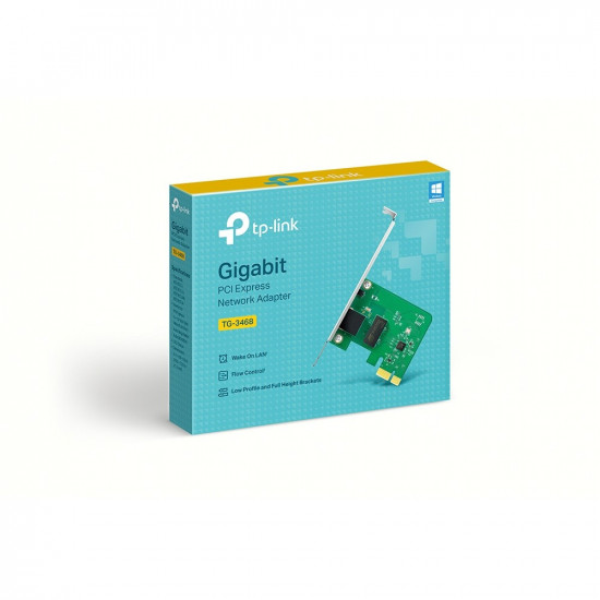 INTG 1Gb 1xRJ45 TP-Link TG-3468 |RTL8168B PCIeX1 Vlan WoL