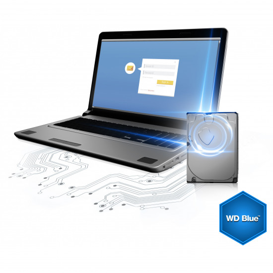 HDD|WESTERN DIGITAL|Blue|1TB|SATA 3.0|64 MB|7200 rpm|3,5