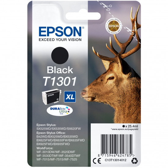 TIN Epson Tinte T1301 C13T13014012 Schwarz bis zu 945 Seiten