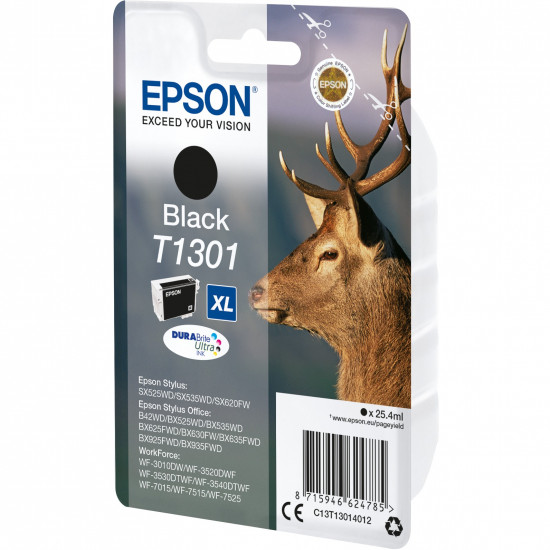 TIN Epson Tinte T1301 C13T13014012 Schwarz bis zu 945 Seiten