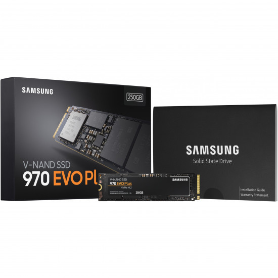 SSD M.2 250GB Samsung 970 EVO plus NVMe PCIe 3.0 x 4 1.3 Phoenix Controller retail