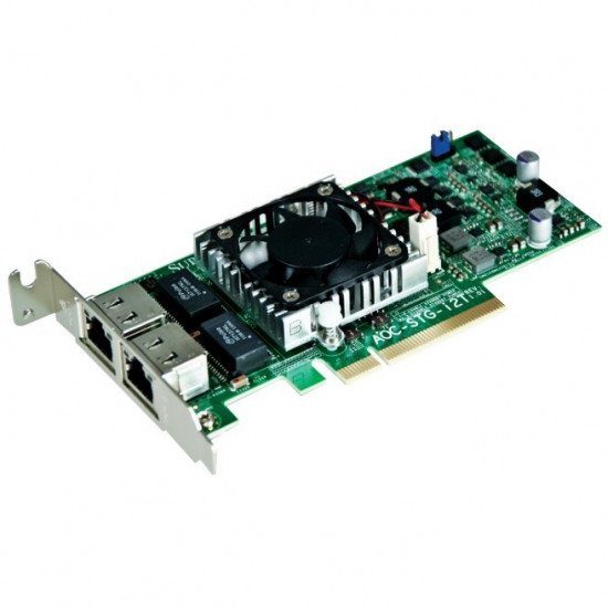 INTG 10Gb 2xRJ45 SUPERMICRO AOC-STG-I2T |Intel X540 PCIeX8 LP