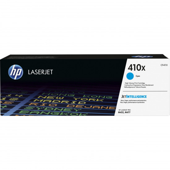 HP Toner 410X CF411X Cyan Hohe Kapazität