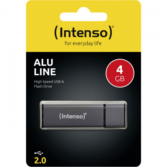 MEMORY DRIVE FLASH USB2 4GB/BLACK 3521451 INTENSO