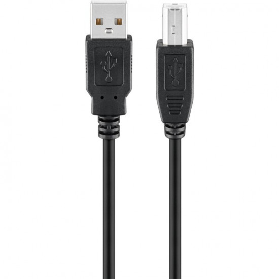 USB2.0 A - B (ST-ST) 5m Black