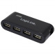 HUB 4Port LogiLink aktiv mit Netzteil Black