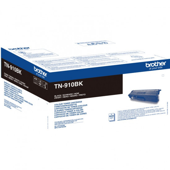 TON Brother Toner TN-910BK Schwarz bis zu 9.000 Seiten ISO/IEC 19798