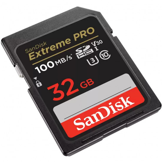 32GB SanDisk Extreme PRO SDHC 100MB/s