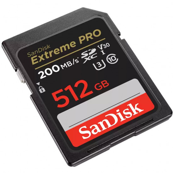 512GB SanDisk Extreme PRO SDXC 200MB/s