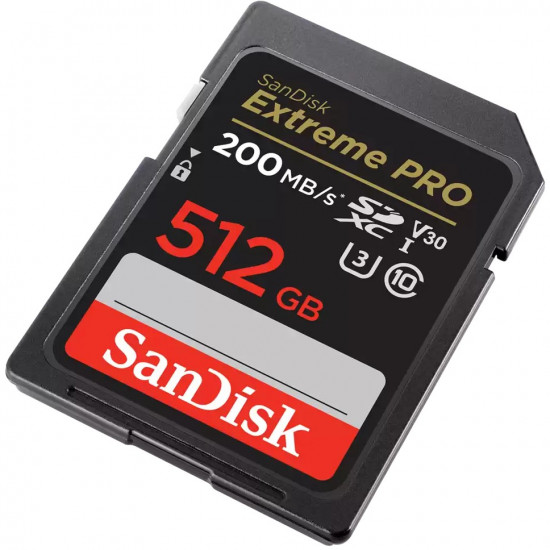 512GB SanDisk Extreme PRO SDXC 200MB/s