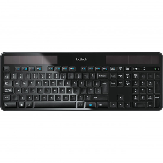 Logitech K750 wireless Solar Keyboar - Keyboard layout might be German