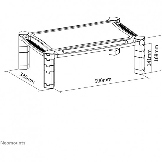 MONITOR ACC RISER 10KG/NSMONITOR20 NEOMOUNTS