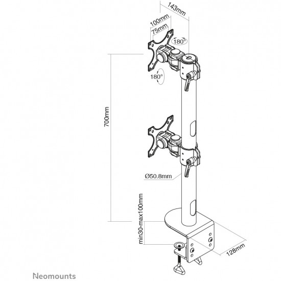 MONITOR ACC DESK MOUNT 17-49