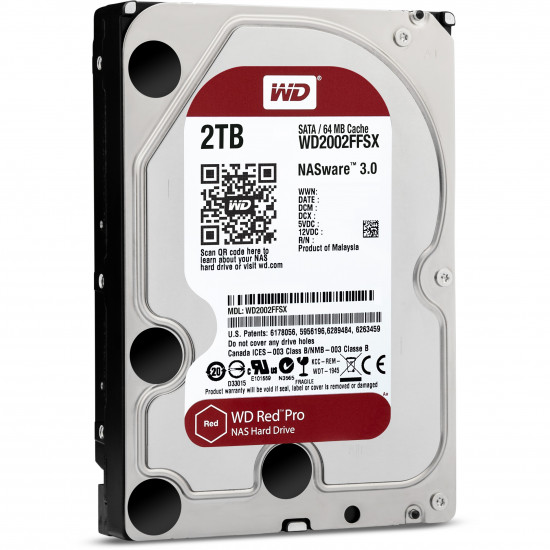 2TB WD WD2002FFSX Red Pro NAS 7200RPM 64MB