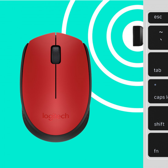 Logitech M171 Wireless red