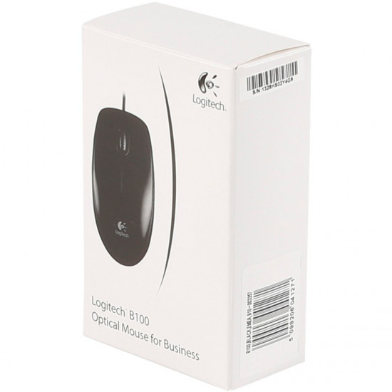 Logitech B100 optical USB black OEM