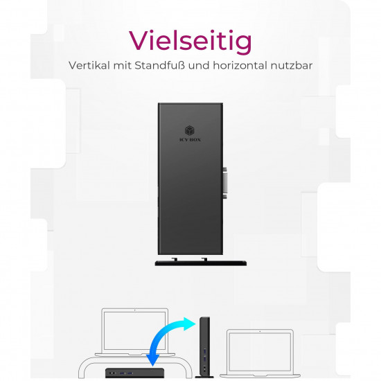 Icy Box USB3 IB-DK2241AC universal Docking