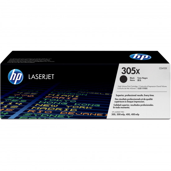 TON HP Toner 305X CE410X Schwarz Hohe Kapazit t