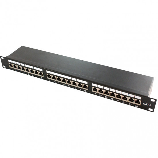 NWSZ Patchpanel 19inch 24P CAT 6a LogiLink