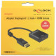 Adapter DisplayPort HDMI (ST-BU) aktiv DeLOCK Black