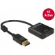 Adapter DisplayPort HDMI (ST-BU) aktiv DeLOCK Black