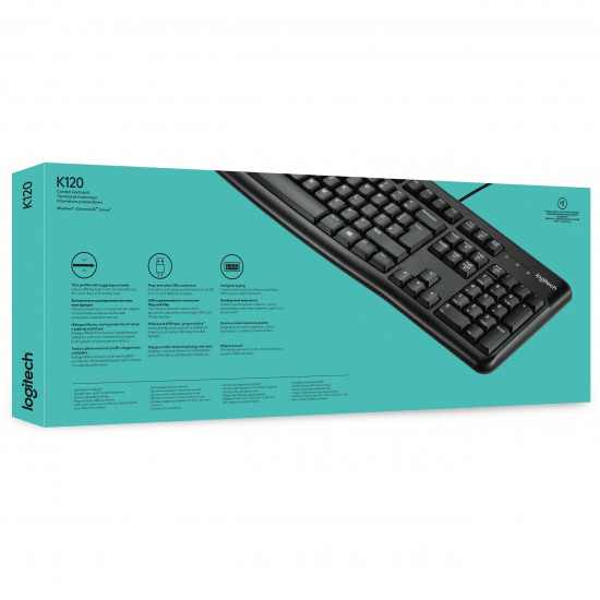 Logitech K120 USB Black US - Keyboard layout might be German