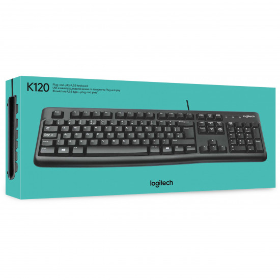 Logitech K120 USB Black US - Keyboard layout might be German