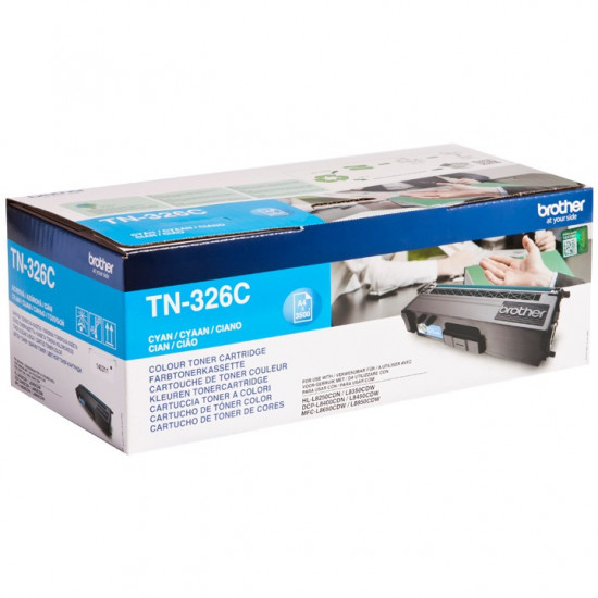 TON Brother Toner TN-326C Cyan bis zu 3.500 Seiten nach ISO 19798