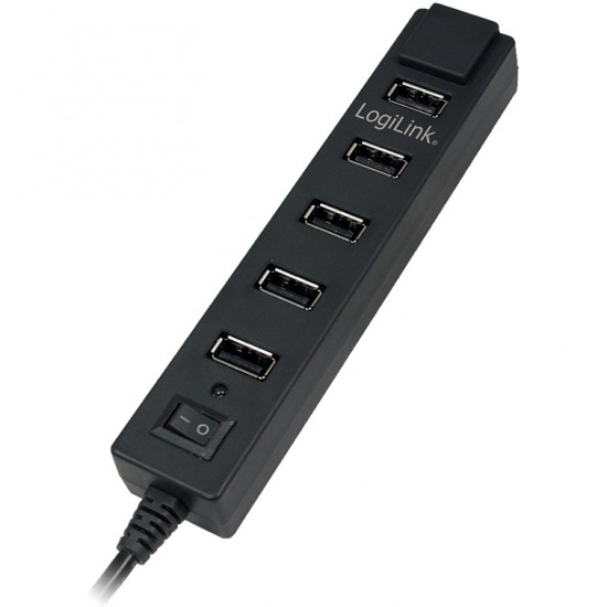 7-Ports Hub USB 2.0 with on / off switch