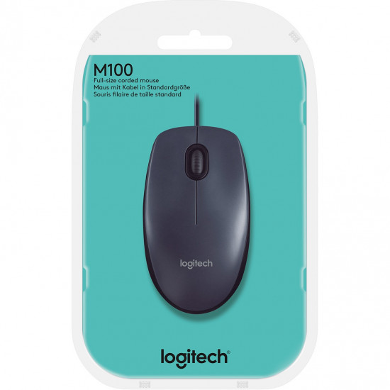 Logitech M100 black USB