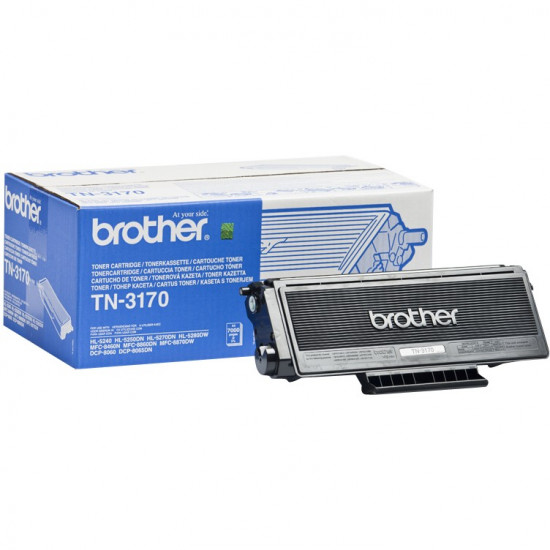 TON Brother Toner TN-3170 Schwarz bis zu 7.000 Seiten nach ISO 19752