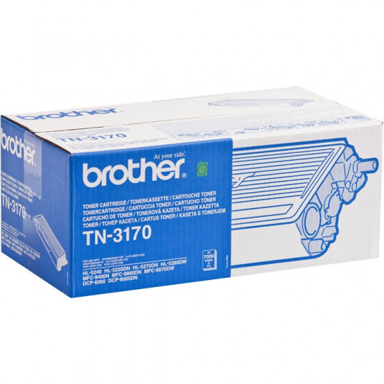 TON Brother Toner TN-3170 Schwarz bis zu 7.000 Seiten nach ISO 19752